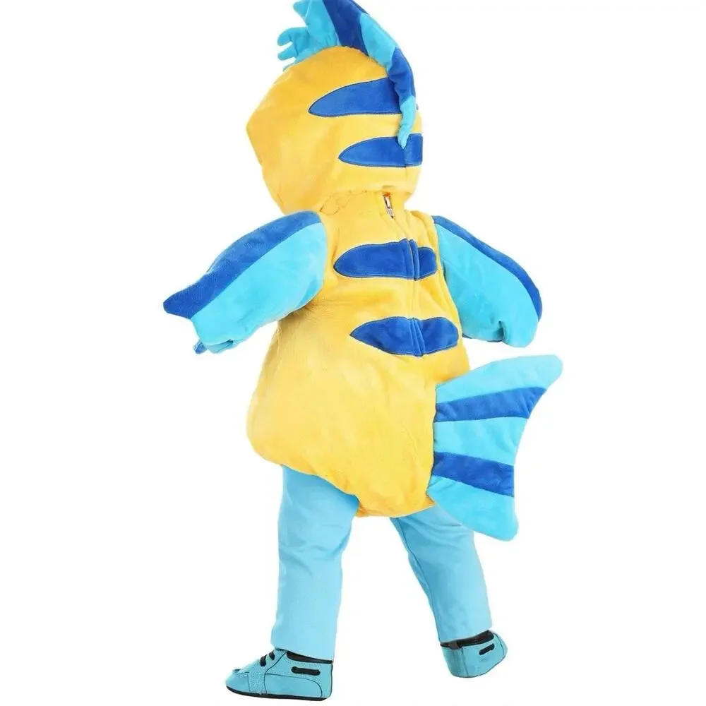 Disney's The Little Mermaid Flounder fish Halloween dress up Costume 3-6 months